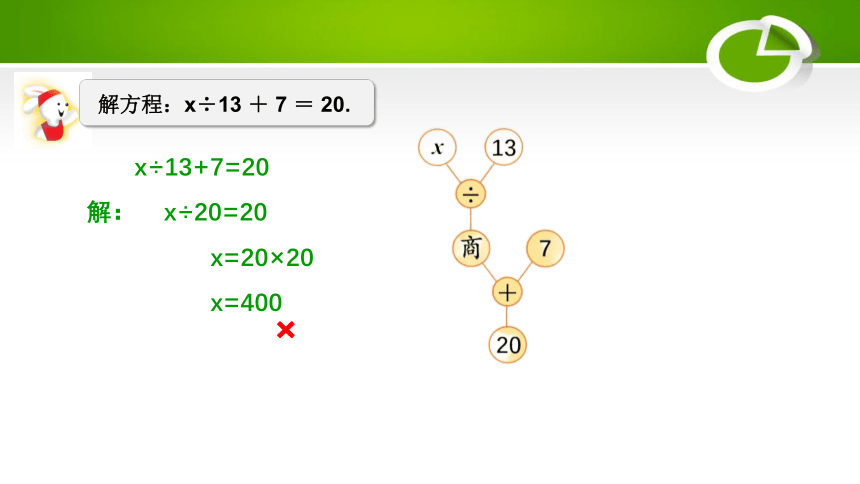 4.3方程(4)（教学课件）五年级数学上册+沪教版(共16张PPT)