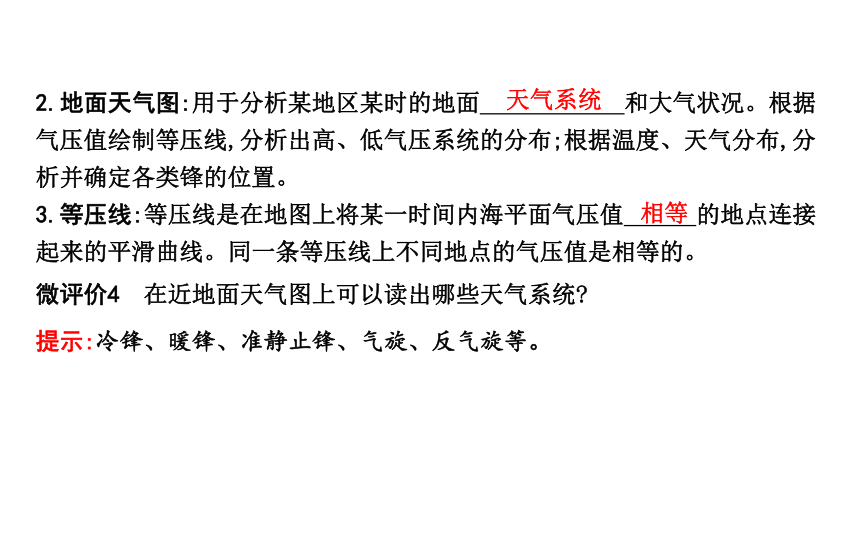 第一节　常见天气现象及成因 复习课件（55张）