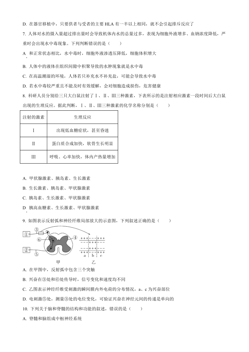 四川省德阳市什邡名校2023-2024学年高二上学期11月期中考试生物（解析版）