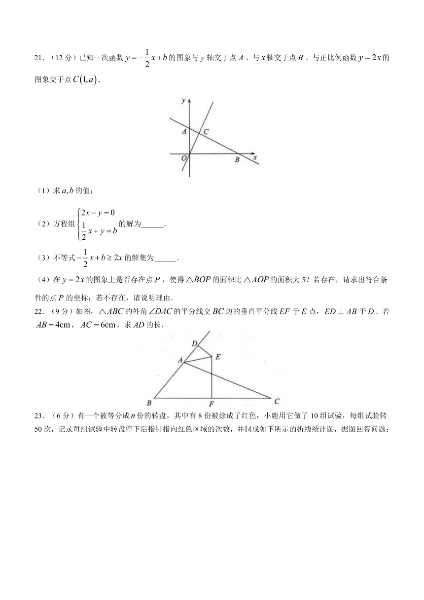 山东省威海市荣成市16校联盟（五四制）2022-2023学年七年级下学期期末数学试题（含答案）