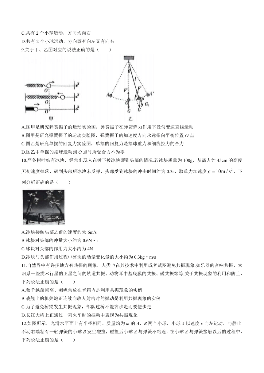 河北省邯郸市肥乡区2023-2024学年高二上学期10月一调考试物理试题（含答案）