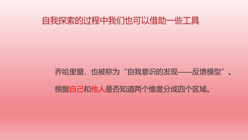 2023年中学生心理健康教育  《自我认识》心理健康活动课(共18张PPT)