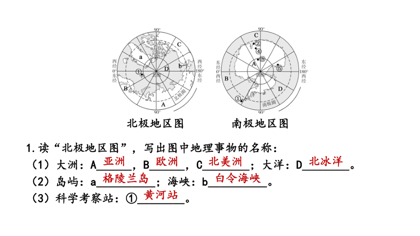 第十章 极地地区综合复习课件(共16张PPT)人教版七年级地理下册