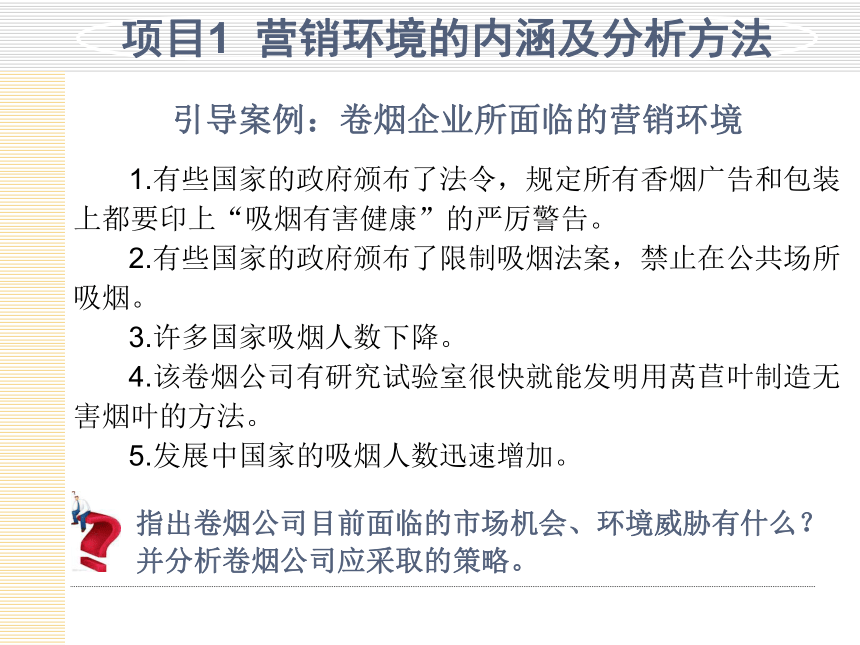 模块2  关注营销环境 课件(共50张PPT)- 《市场营销项目化教程》同步教学（轻工业版）