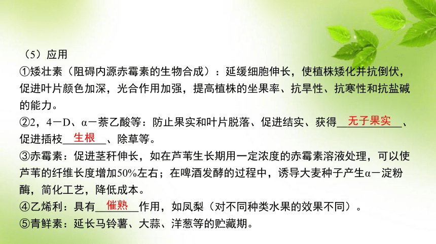 人教高考生物一轮复习课件：第37讲　其他植物激素、其他因素参与调节植物生命活动(共58张PPT)