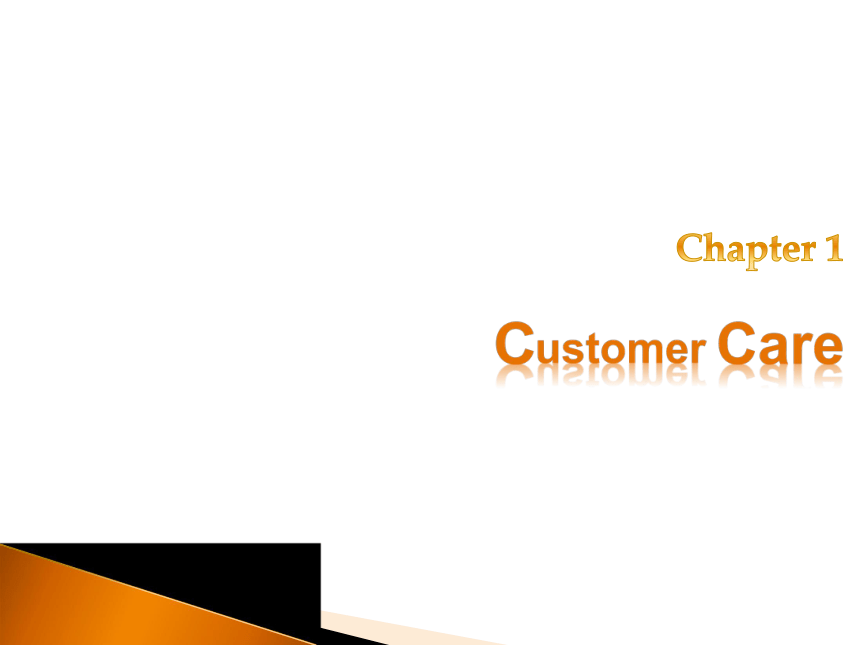 1Customer Care 课件(共20张PPT)- 《客户关系管理（英文版）》同步教学（人民大学版）