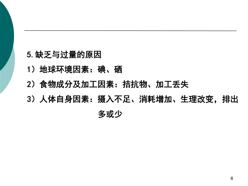 1营养学基础-8矿物质 课件(共34张PPT)- 《营养与食品卫生学》同步教学（人卫版·第7版）