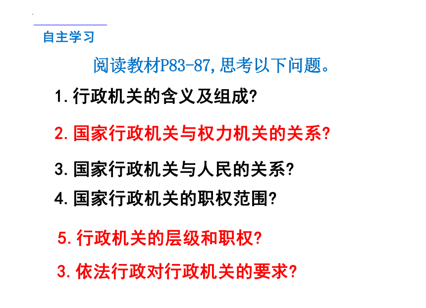 6.3 国家行政机关 课件（30张PPT）