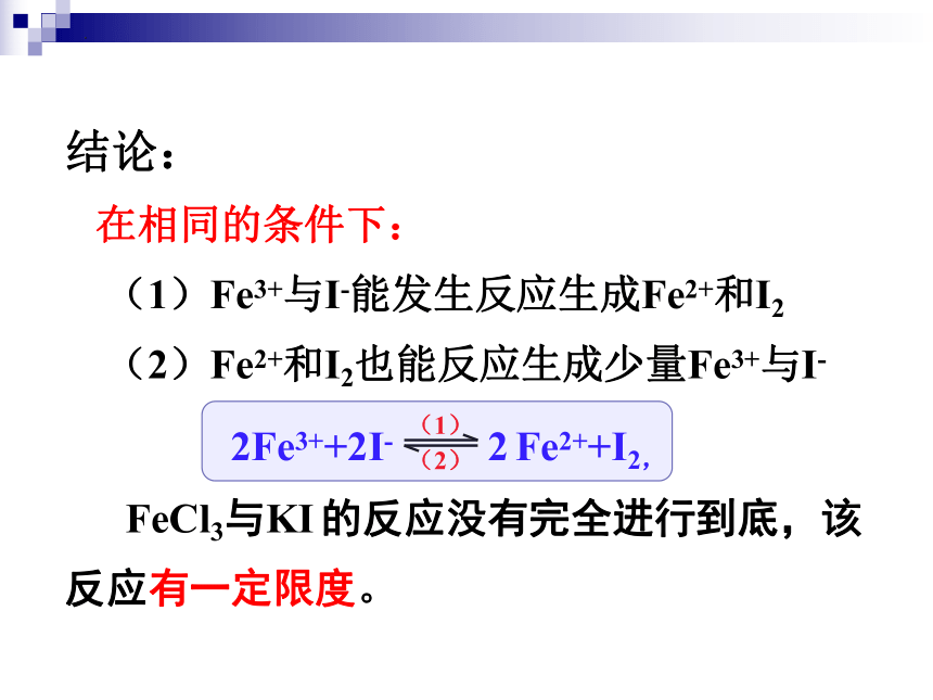 6.1.2 化学反应限度 课件 (共24张PPT)高一化学苏教版（2019）必修第二册