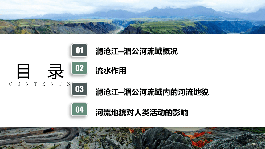 3.3 探秘澜沧江—湄公河流域的河流地貌课件2023-2024学年高中地理鲁教版（2019）必修一（33张）