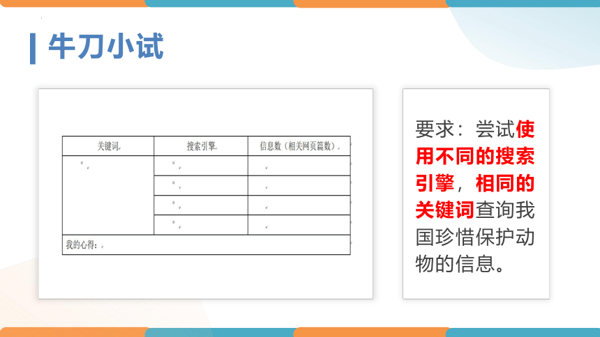 第11课 在网络中搜索信息 课件(共17张PPT)-七年级信息技术上册 粤教版