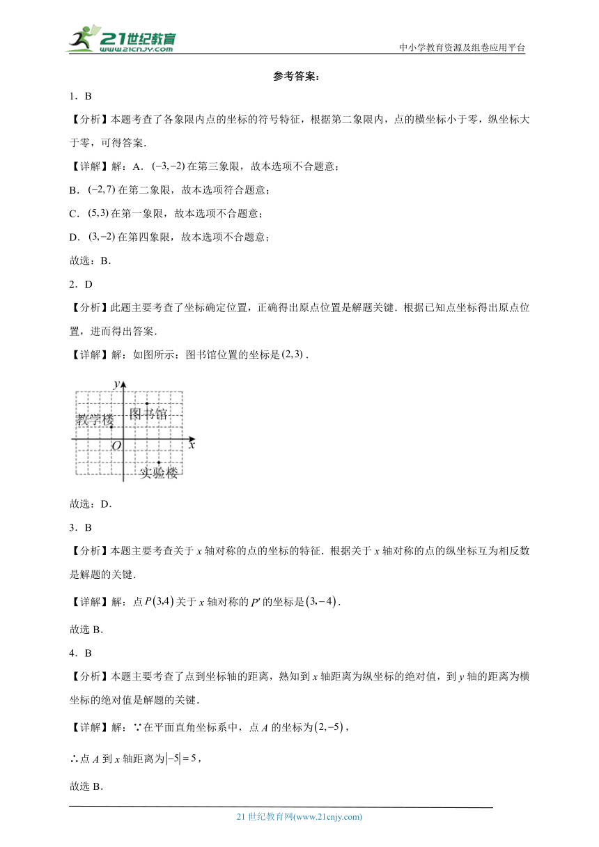 第十四章 平面直角坐标系单元测试卷（含解析）