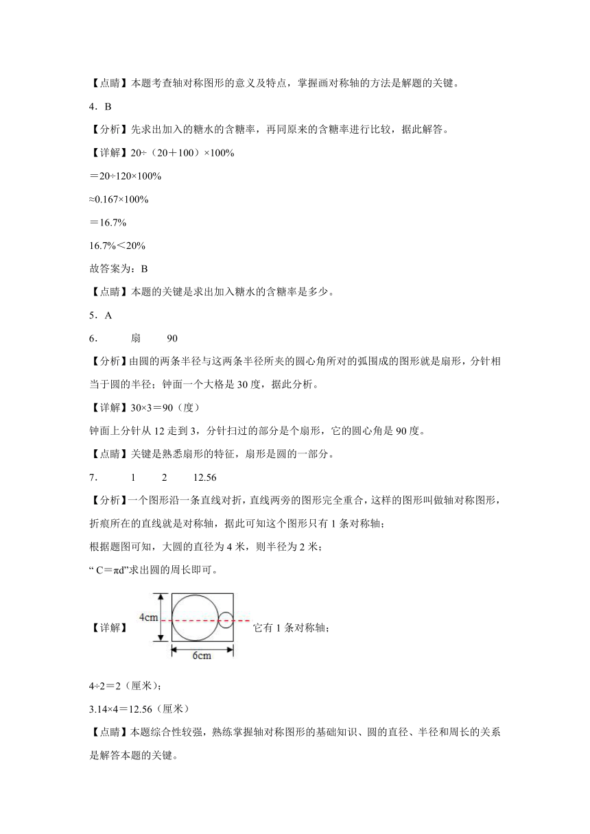 人教版六年级数学上册阶段练习第5-6单元 测试题·提升卷（含解析）