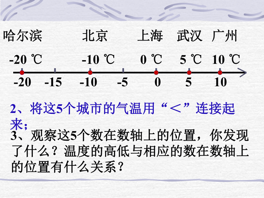 浙教版数学七年级上册课件 1.4 有理数的大小比较 (共18张PPT)