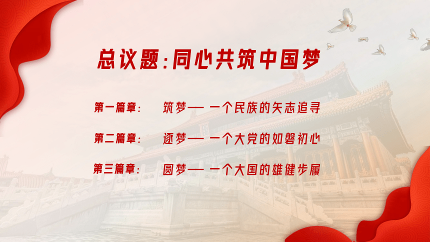 高中政治统编版必修一4.2实现中华民族伟大复兴的中国梦 课件（共26张ppt）