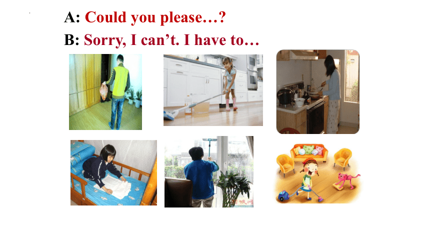 Unit 3 Could you please clean your room? Section A 1a-1c课件+嵌入音频(共25张PPT)