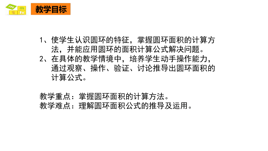 人教版数学六年级上册     圆环面积课件(共12张PPT)