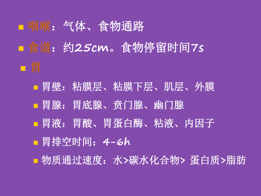 1 食物的消化与吸收 课件(共18张PPT)- 《食品营养与卫生学》同步教学（轻工业版）