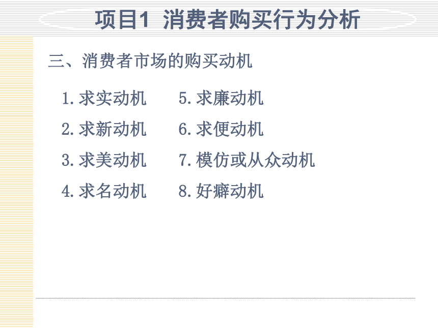 模块3  分析顾客购买行为 课件(共30张PPT)- 《市场营销项目化教程》同步教学（轻工业版）