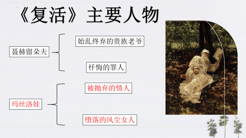 9.《复活（节选）》课件(共49张PPT)统编版高中语文选择性必修上册