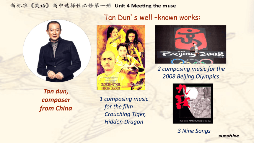 外研版（2019）选择性必修一Unit 4 Meeting the muse Understanding ideas What inspires you课件（共25张PPT)