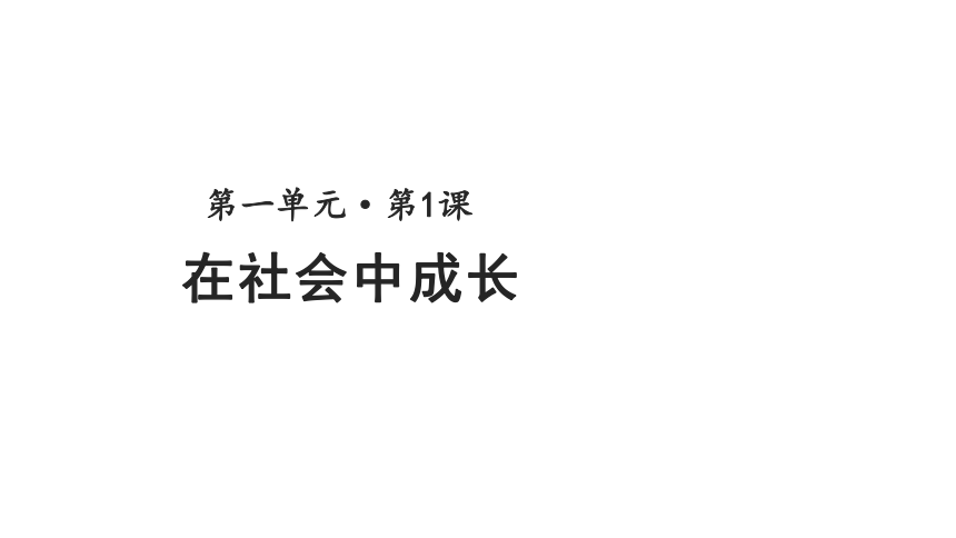 1.2在社会中成长  课件（ 39张ppt）