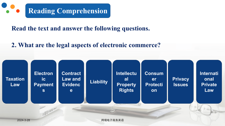 Lesson 12Legal Issues of E-Commerce课件(共33张PPT)- 《跨境电子商务英语》同步教学（重庆大学·2022）