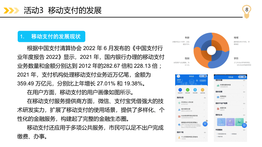 中职《移动商务基础与实务（慕课版）》（人邮版·2023）项目3走进移动支付 同步课件(共47张PPT)