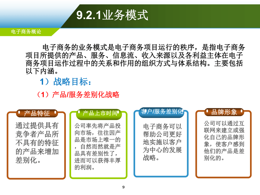 第9章 电子商务项目策划 课件(共42张PPT)-《电子商务概论（第6版）》同步教学（电工版）