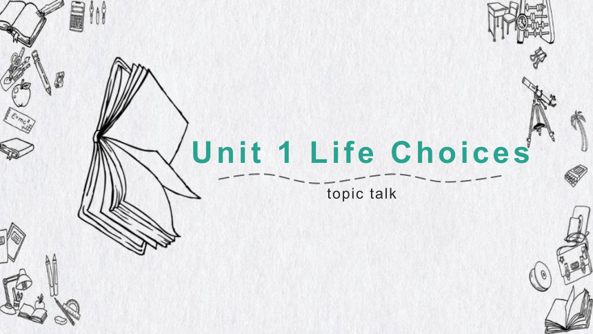 北师大版（2019） 必修第一册  Unit 1 Life Choices  Lesson 1 LifestylesTopic Talk课件(共13张PPT)
