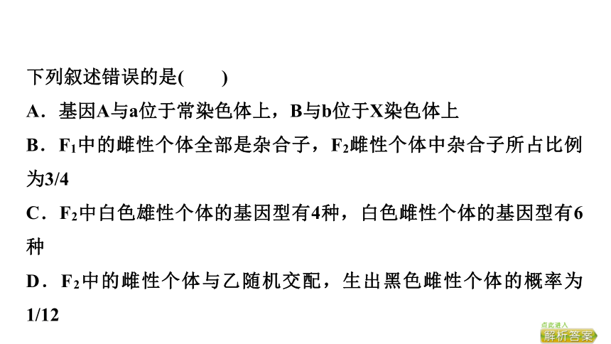 新人教高考生物学一轮复习素养加强课5　基因在染色体上位置的判断与探究(共50张PPT)