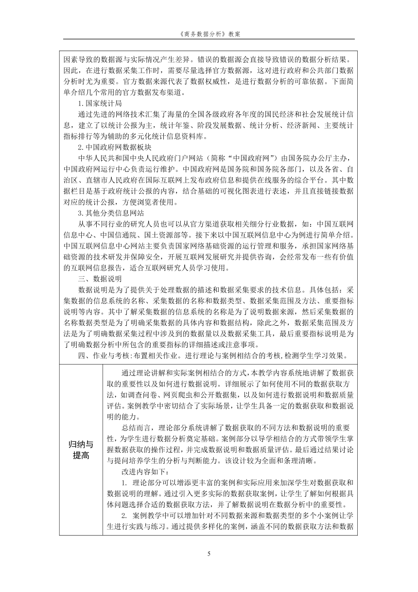 项目2互联网话题分析 教案（表格式）《商务数据分析》（高教版）