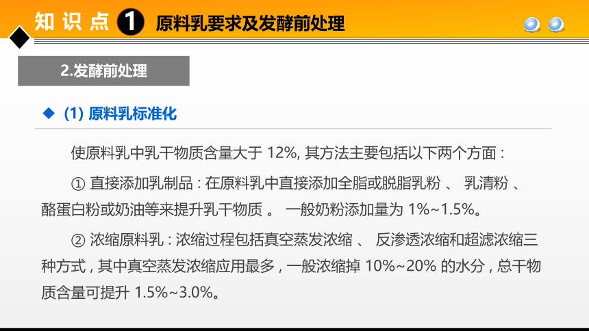 项目２ 任务2发酵乳生产技术 课件(共21张PPT)- 《食品加工技术》同步教学（大连理工版）