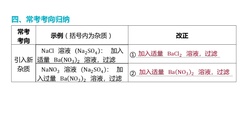 2024年河北省中考化学一轮复习微专题七 物质的除杂与分离课件（共24张PPT)