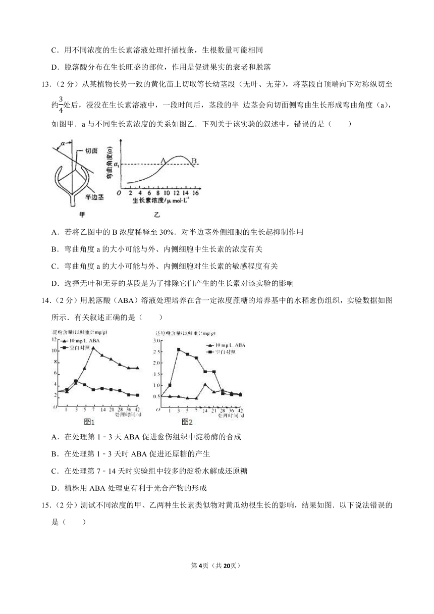 2023-2024学年河南省驻马店市环际大联考高二（上）期末生物模拟试卷（含解析）