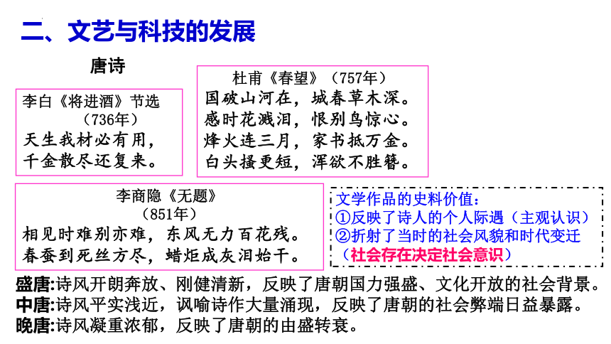 第8课三国至隋唐的文化课件--2023-2024学年高一上学期统编版（2019）必修中外历史纲要上(共25张PPT)