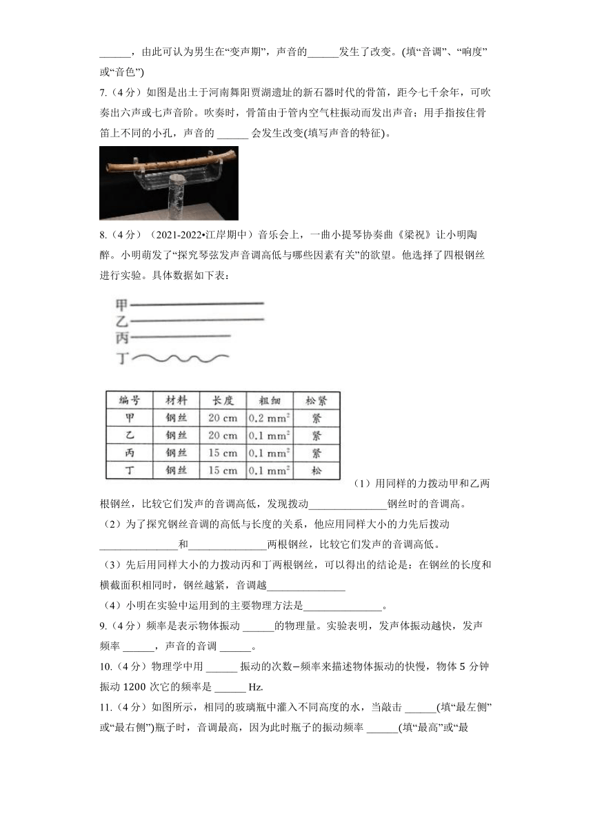 沪粤版物理八年级上册《2.2 我们怎样区分声音》同步练习（有解析）