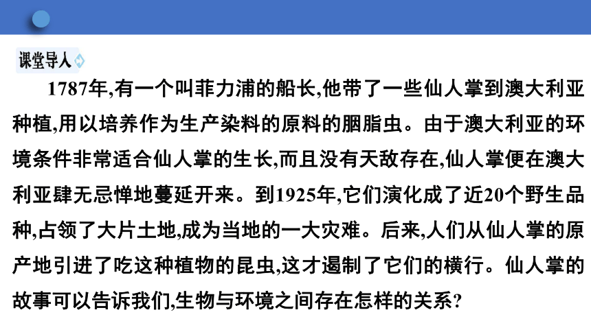 1.2.1 生物与环境的关系 （第1课时）课件（20张PPT）2023-2024学年人教版生物七年级上册