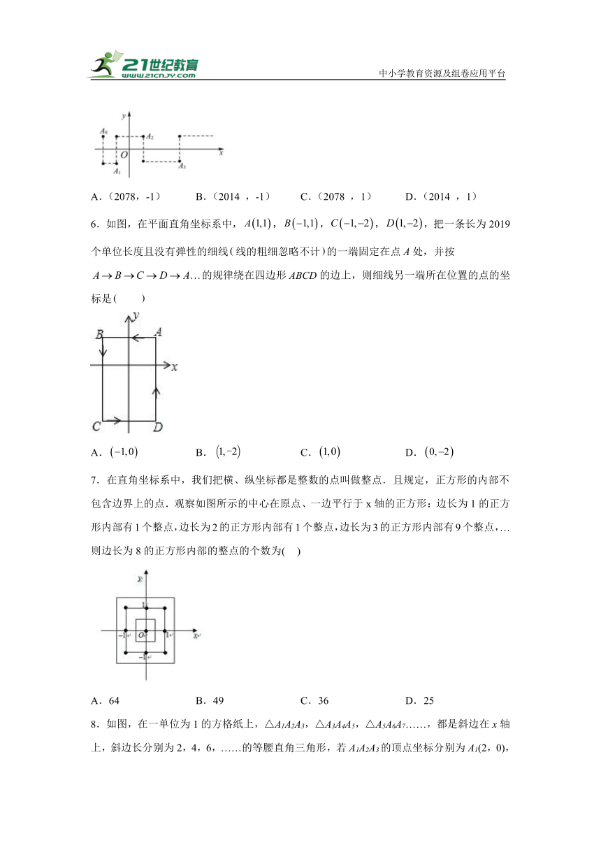 专题25点坐标规律探究（含解析）