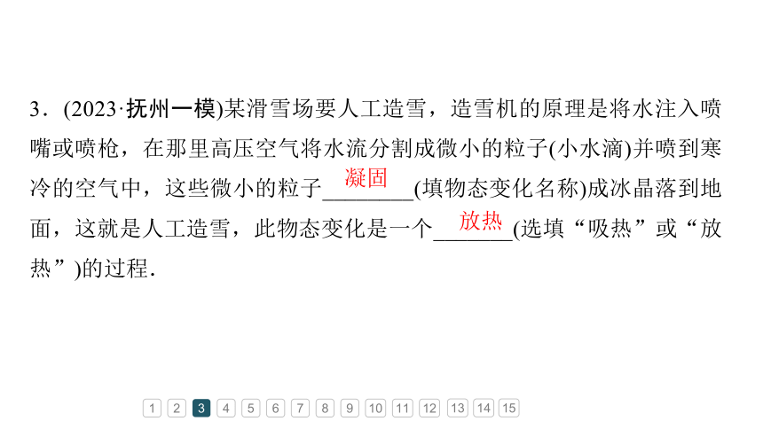 2024年中考物理一轮复习（江西专用）强化(四)　物态变化(共40张PPT)