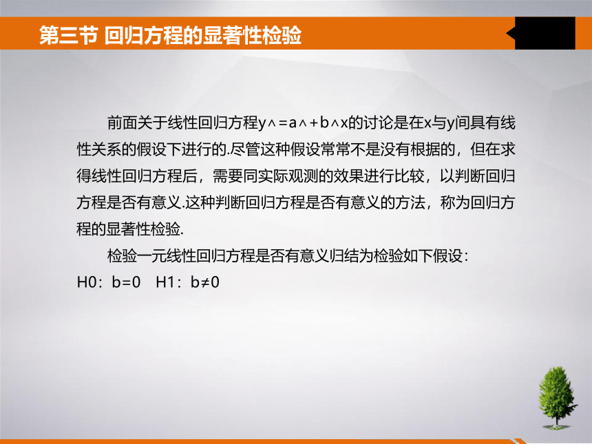 8 第八章 线性回归分析 课件(共31张PPT)- 《统计学》同步教学（吉林大学版）