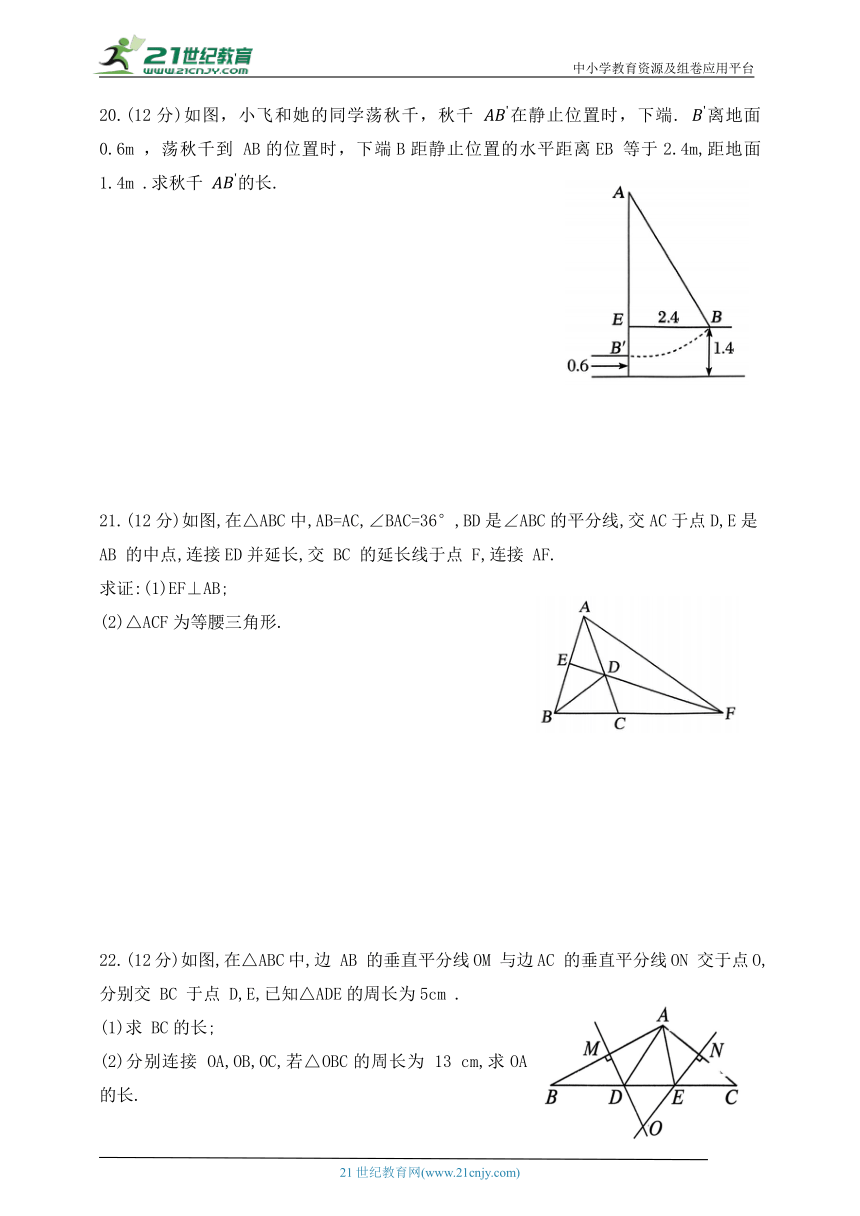 鲁教版七年级上册期中测试数学卷（含答案）