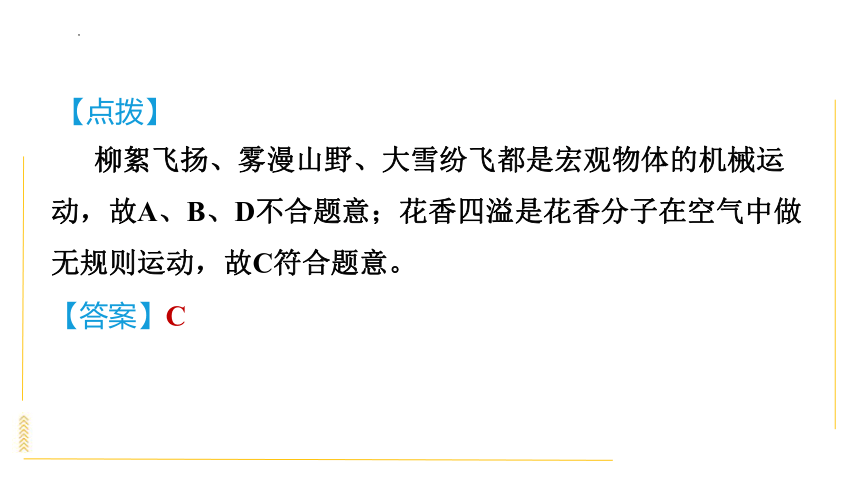 10.2分子动理论的初步知识 课时训练课件(共23张PPT)2023－2024学年沪粤版物理八年级下册