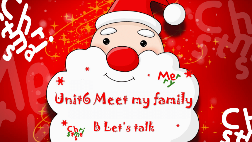 Unit 6 Meet My Family Part B Let's Talk课件(共36张PPT)-21世纪教育网