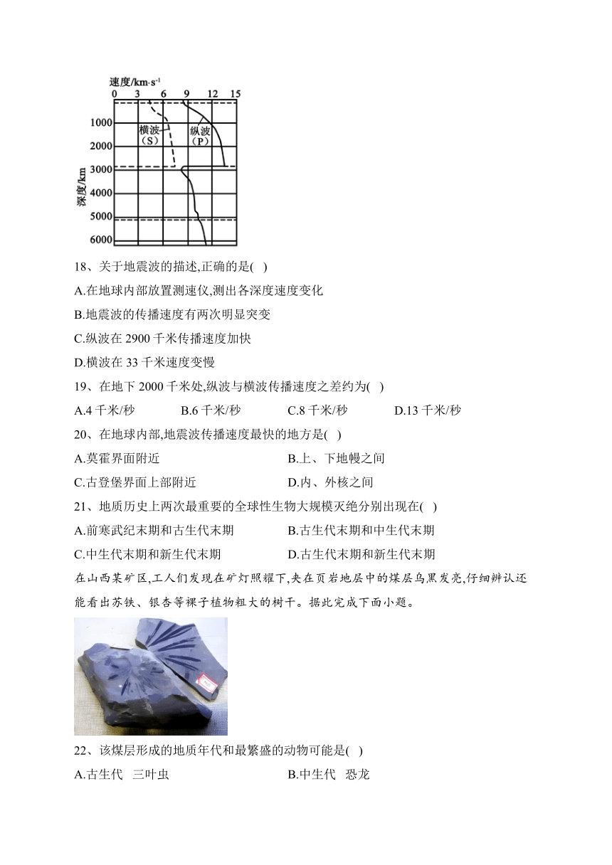 黑龙江省哈尔滨市双城区第三中学2022-2023学年高一上学期第一次月考地理试卷(含答案解析)