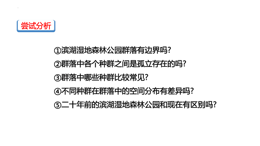 2.1群落的结构课件 （共33张PPT）人教版选择性必修2