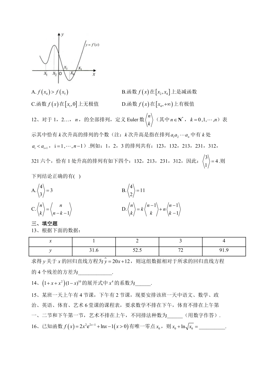 山东省菏泽市2022-2023学年高二下学期期末考试数学试卷（含解析）