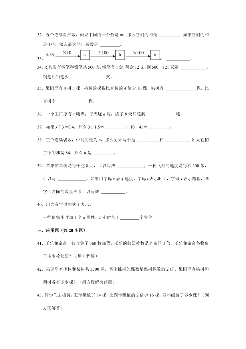 苏教版五年级数学奥数培优讲义-专题16-用方程解决问题（含解析）