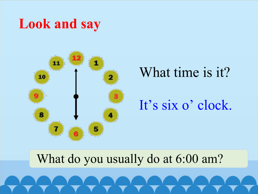 Unit 3 What time do you usually go to school？  课件 (共27张PPT)
