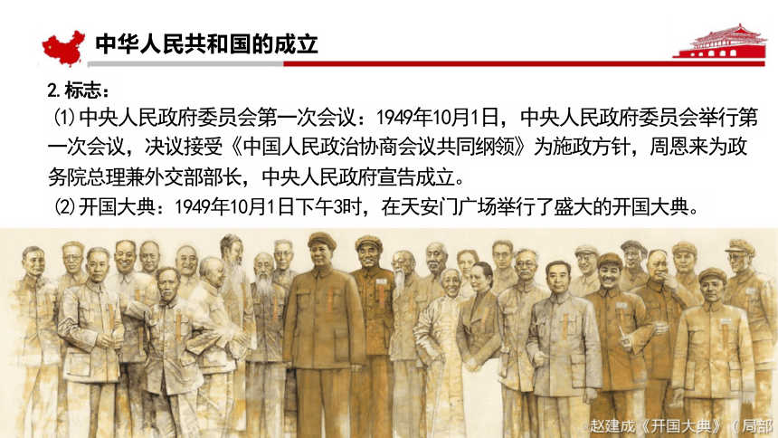 第25课 中华人民共和国成立和向社会主义的过渡 课件（共42张ppt）